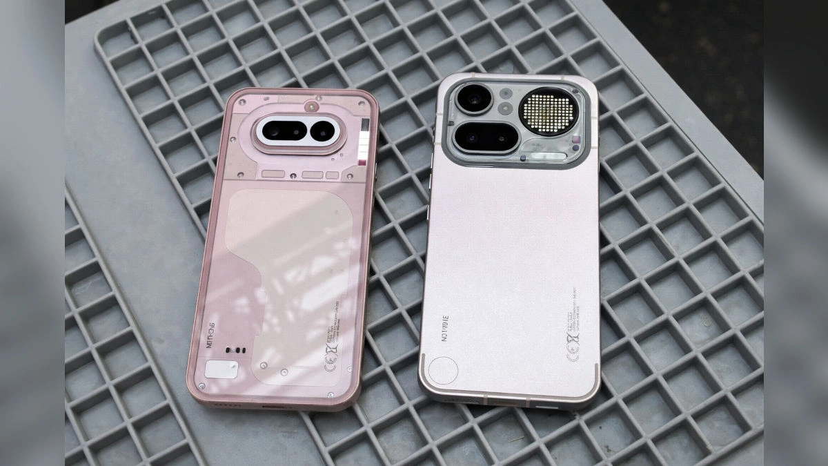 Nothing Phone 4a Pro aluminium design with circular Glyph Matrix camera module