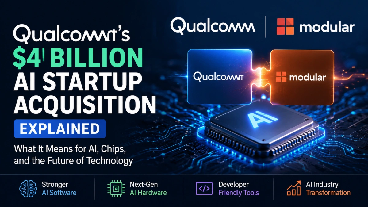 Qualcomm acquiring Modular AI startup to expand AI software and semiconductor technology in 2026