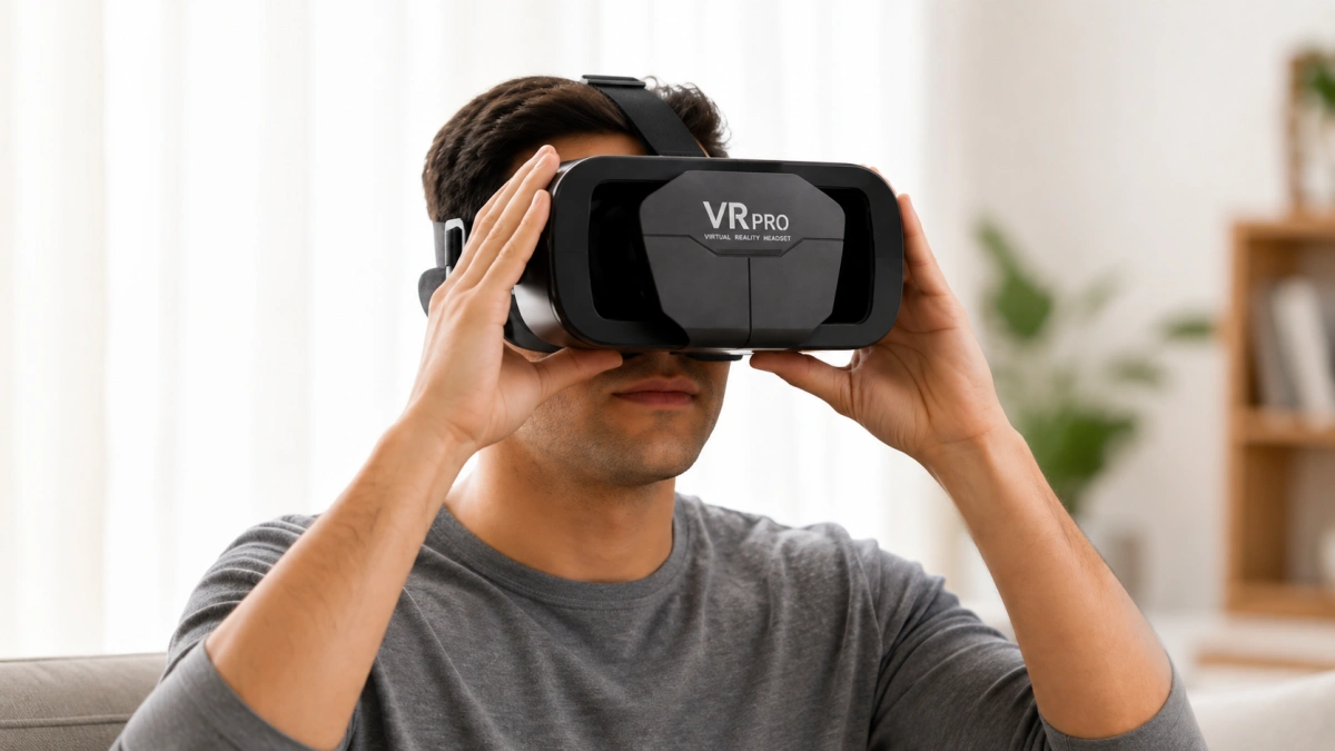 3D VR Box Headset Adjustable Lenses – Best Budget VR Headset Under ₹567 in India | Daily Interlink